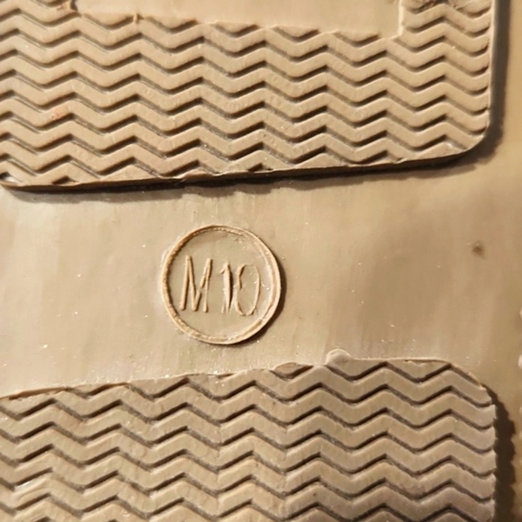 Old Friend Gemuine Suede & Sheepskin Chestnut Moccasin Slipper Size 10 LIKE NEW! - Picture 12 of 13